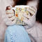 Swirly Floral 11oz Coffee Mug - LIFESTYLE