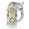 Swirly Floral 12 oz Stainless Steel Sippy Cups - Top Off