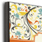Swirly Floral 12x12 Wood Print - Closeup