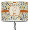 Swirly Floral Drum Lamp Shade (Personalized)