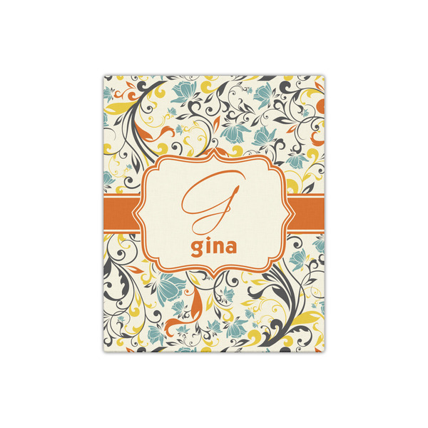 Swirly Floral 16x20 - Canvas Print - Front View