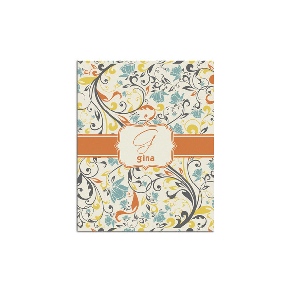 Custom Swirly Floral Poster - Multiple Sizes (Personalized)