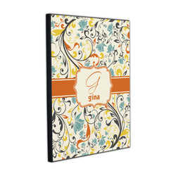 Swirly Floral Wood Prints (Personalized)