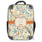 Swirly Floral 18" Hard Shell Backpacks - FRONT