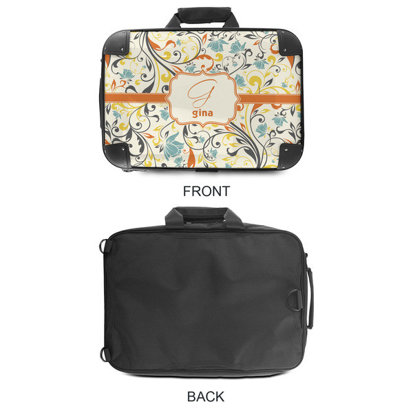 Swirly Floral 18" Laptop Briefcase - APPROVAL