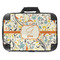 Swirly Floral 18" Laptop Briefcase - FRONT