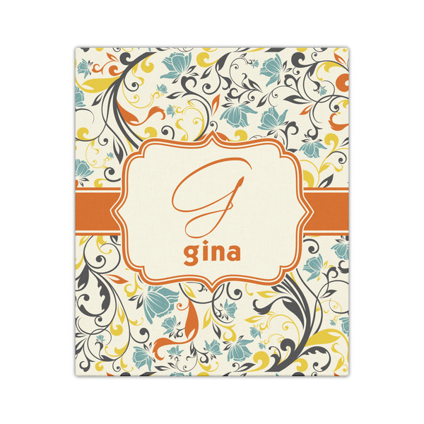Swirly Floral 20x24 - Canvas Print - Front View