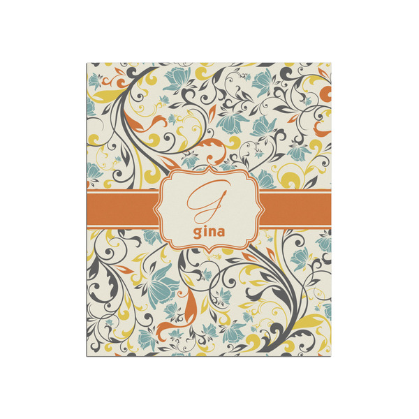 Custom Swirly Floral Poster - Matte - 20x24 (Personalized)