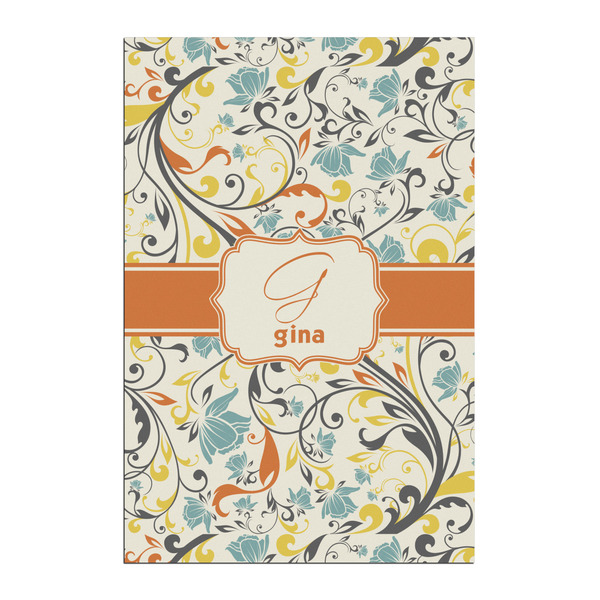 Custom Swirly Floral Posters - Matte - 20x30 (Personalized)