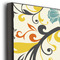 Swirly Floral 20x30 Wood Print - Closeup