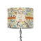 Swirly Floral 8" Drum Lampshade - ON STAND (Fabric)