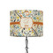 Swirly Floral 8" Drum Lamp Shade - Fabric (Personalized)