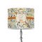 Swirly Floral 8" Drum Lamp Shade - Poly-film (Personalized)