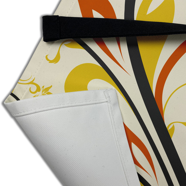 Swirly Floral Apron - (Detail)