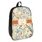 Swirly Floral Backpack - angled view