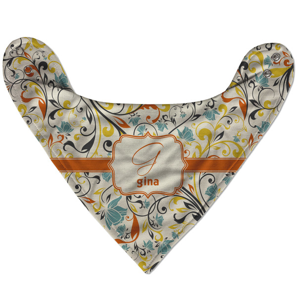 Swirly Floral Bandana Flat Approval