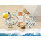 Swirly Floral Beach Towel Lifestyle