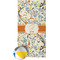 Swirly Floral Beach Towel (Personalized)