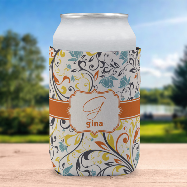 Swirly Floral Can Sleeve - LIFESTYLE (single)