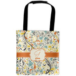 Swirly Floral Auto Back Seat Organizer Bag (Personalized)