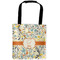 Swirly Floral Auto Back Seat Organizer Bag (Personalized)