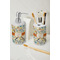 Swirly Floral Ceramic Bathroom Accessories - LIFESTYLE (toothbrush holder & soap dispenser)