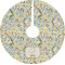 Swirly Floral Tree Skirt (Personalized)