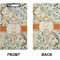 Swirly Floral Clipboard (Legal) (Front + Back)