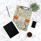 Swirly Floral Clipboard - Lifestyle Photo