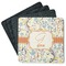 Swirly Floral Coaster Rubber Back - Main