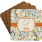 Swirly Floral Coaster Set (Personalized)
