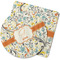 Swirly Floral Rubber Backed Coaster (Personalized)