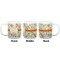 Swirly Floral Coffee Mug - 20 oz - White APPROVAL