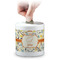 Swirly Floral Coin Bank (Personalized)