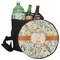 Swirly Floral Collapsible Personalized Cooler & Seat