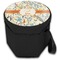 Swirly Floral Collapsible Personalized Cooler & Seat (Closed)