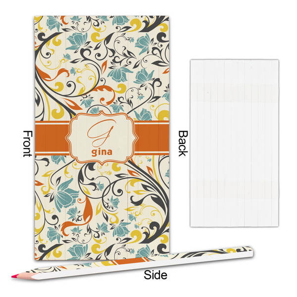 Swirly Floral Colored Pencils - Approval