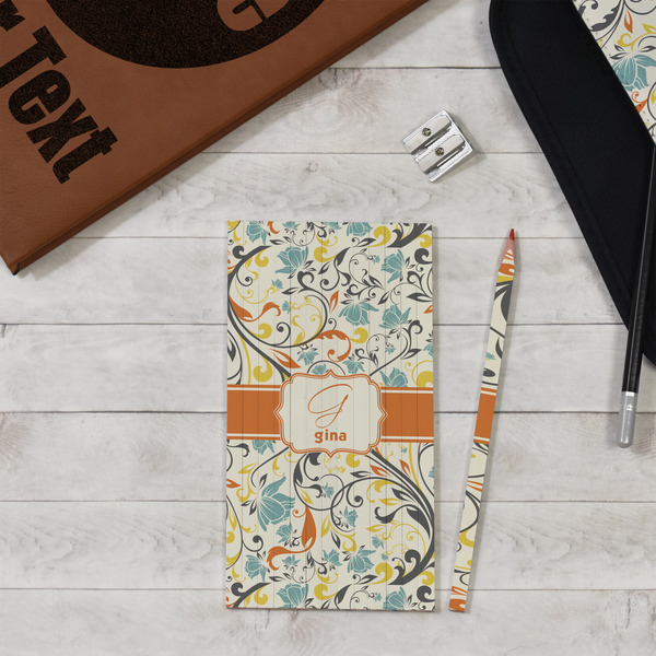 Swirly Floral Colored Pencils - In Context