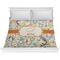 Swirly Floral Comforter (King)