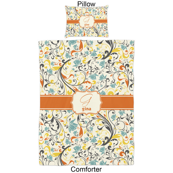 Swirly Floral Comforter Set - Twin - Approval