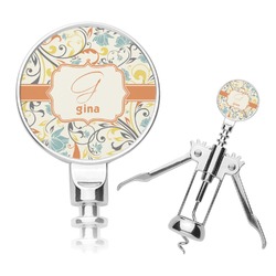 Swirly Floral Corkscrew (Personalized)