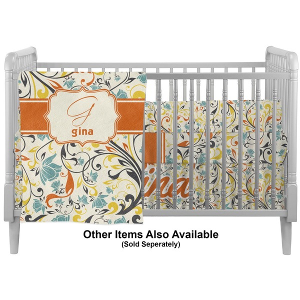 Swirly Floral Crib - Profile Sold Seperately