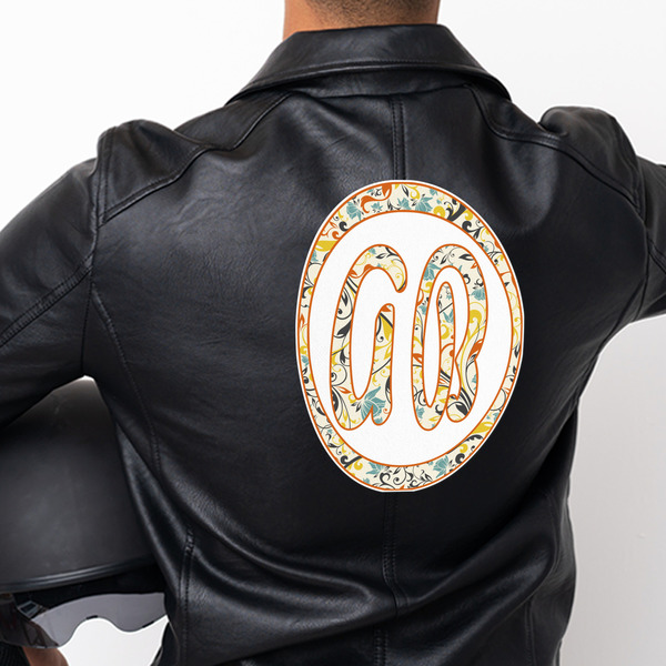 Swirly Floral Custom Shape Iron On Patches - XXXL - APPROVAL