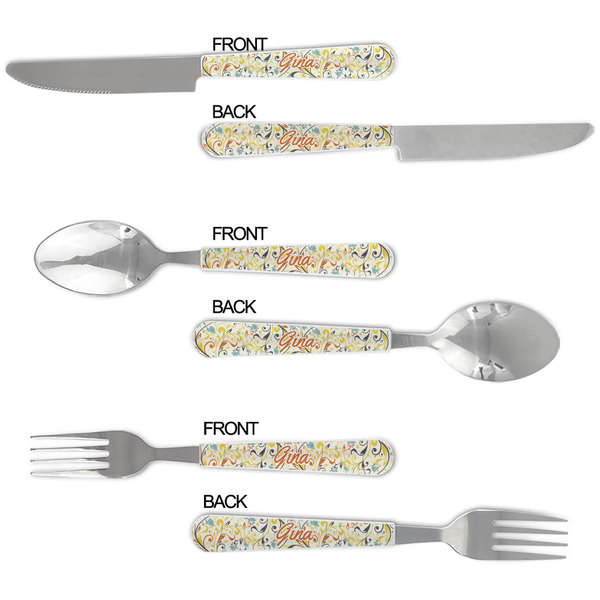 Swirly Floral Cutlery Set - APPROVAL