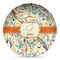 Swirly Floral DecoPlate Oven and Microwave Safe Plate - Main