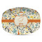 Swirly Floral Microwave & Dishwasher Safe CP Plastic Platter - Main