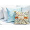 Swirly Floral Decorative Pillow Case - LIFESTYLE 2