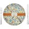 Swirly Floral Dinner Plate