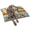 Swirly Floral Dog Bed - Large LIFESTYLE