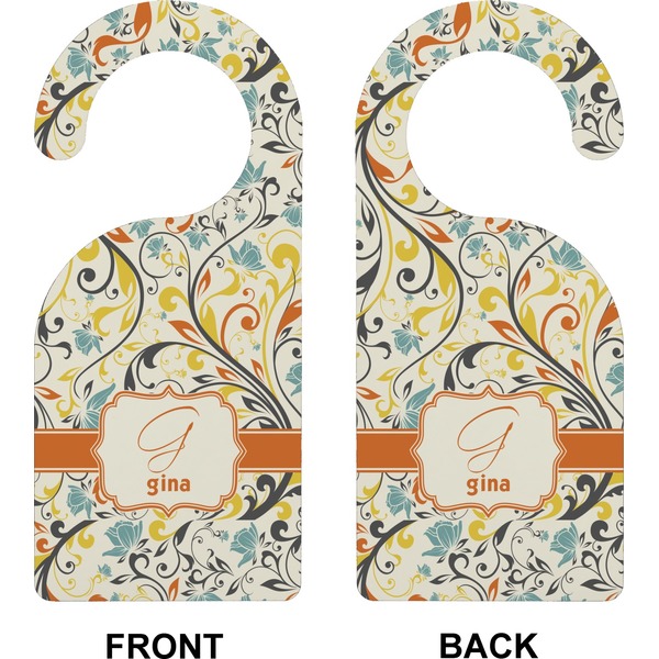 Swirly Floral Door Hanger (Approval)